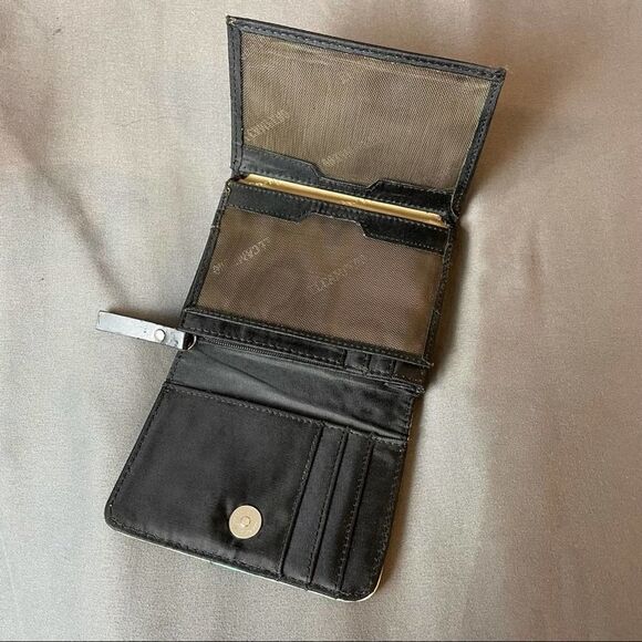 el campero Blue & Black Ombre Snake Skin foldable Wallet with multiple pockets - Picture 3 of 8